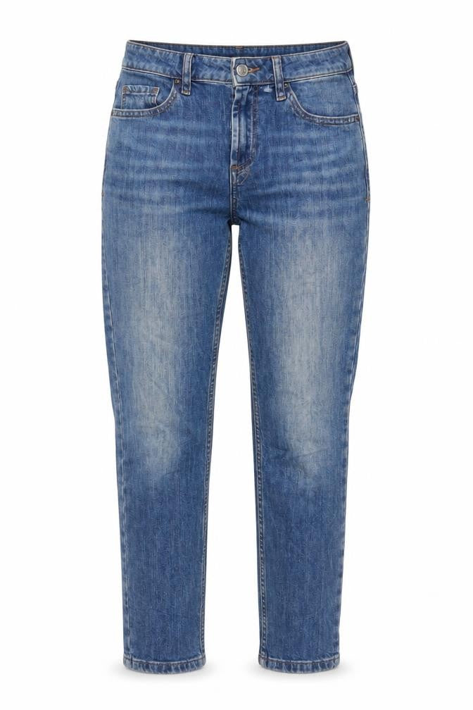 Topshop Womens Blue Cotton Mom Jeans Size 25 in L26 in Regular Button