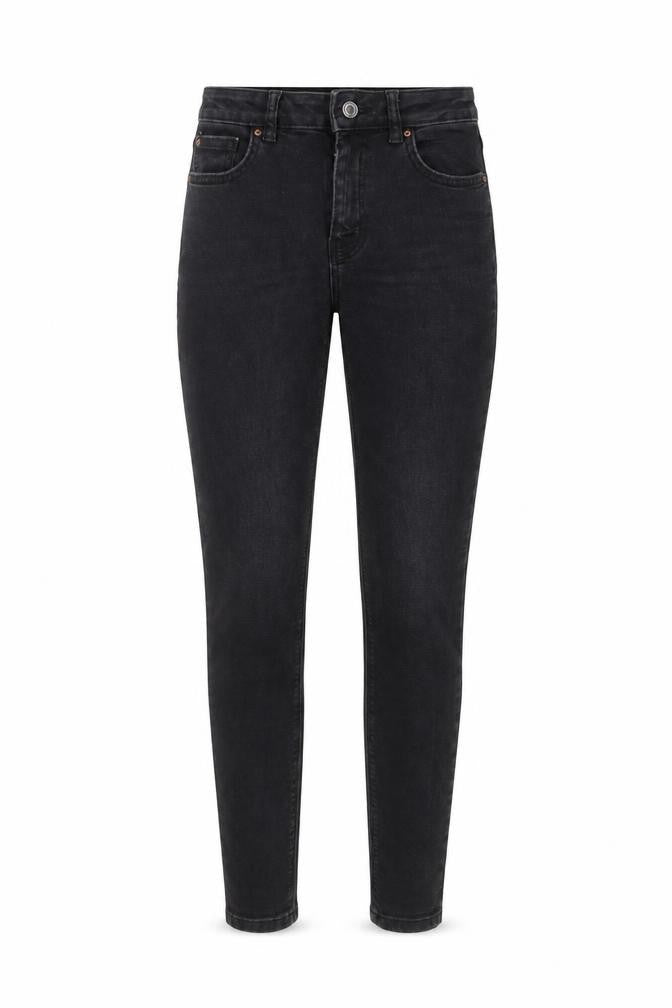 Denim & Co. Womens Grey Cotton Skinny Jeans Size 8 L30 in Regular Button