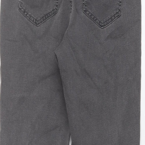 Marks and Spencer Womens Grey Cotton Jegging Jeans Size 10 L25 in Regular