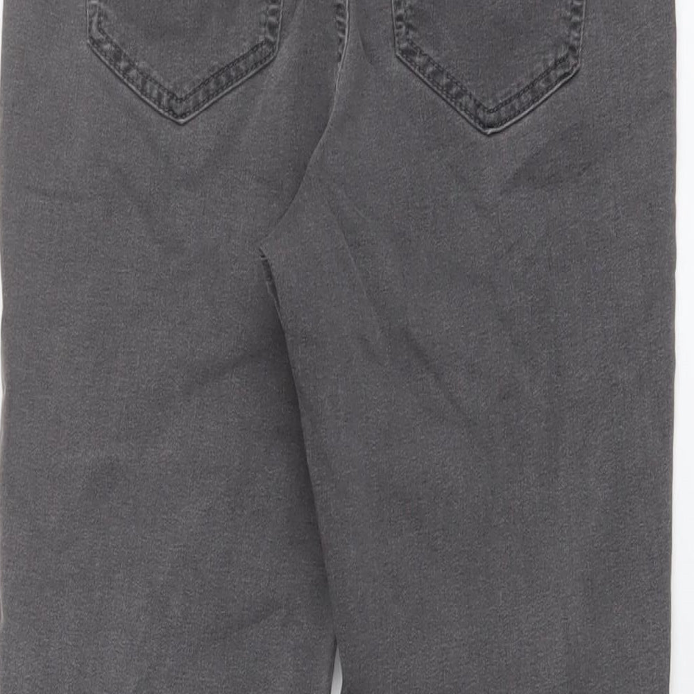 Marks and Spencer Womens Grey Cotton Jegging Jeans Size 10 L25 in Regular