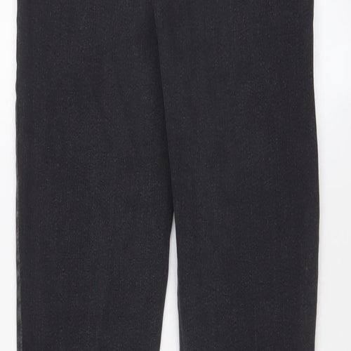 New Look Womens Grey Cotton Skinny Jeans Size 14 L27 in Regular Zip