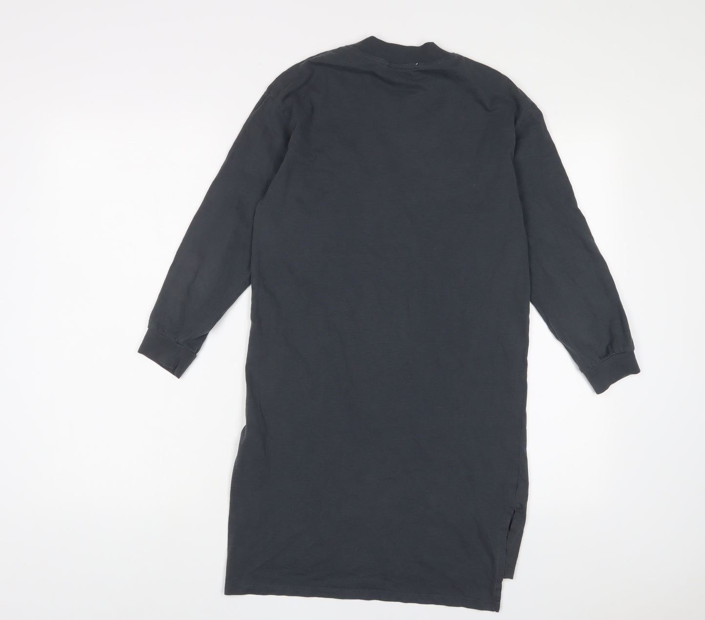 NEXT Girls Grey Cotton A-Line Size 11 Years Crew Neck Pullover - Sequin