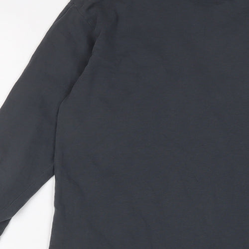 NEXT Girls Grey Cotton A-Line Size 11 Years Crew Neck Pullover - Sequin