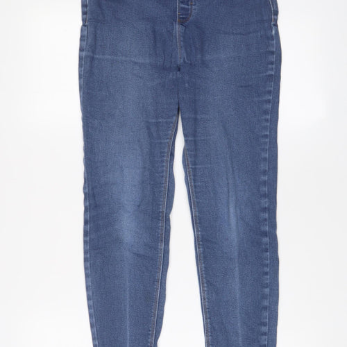 George Womens Blue Cotton Jegging Jeans Size 12 L27 in Regular