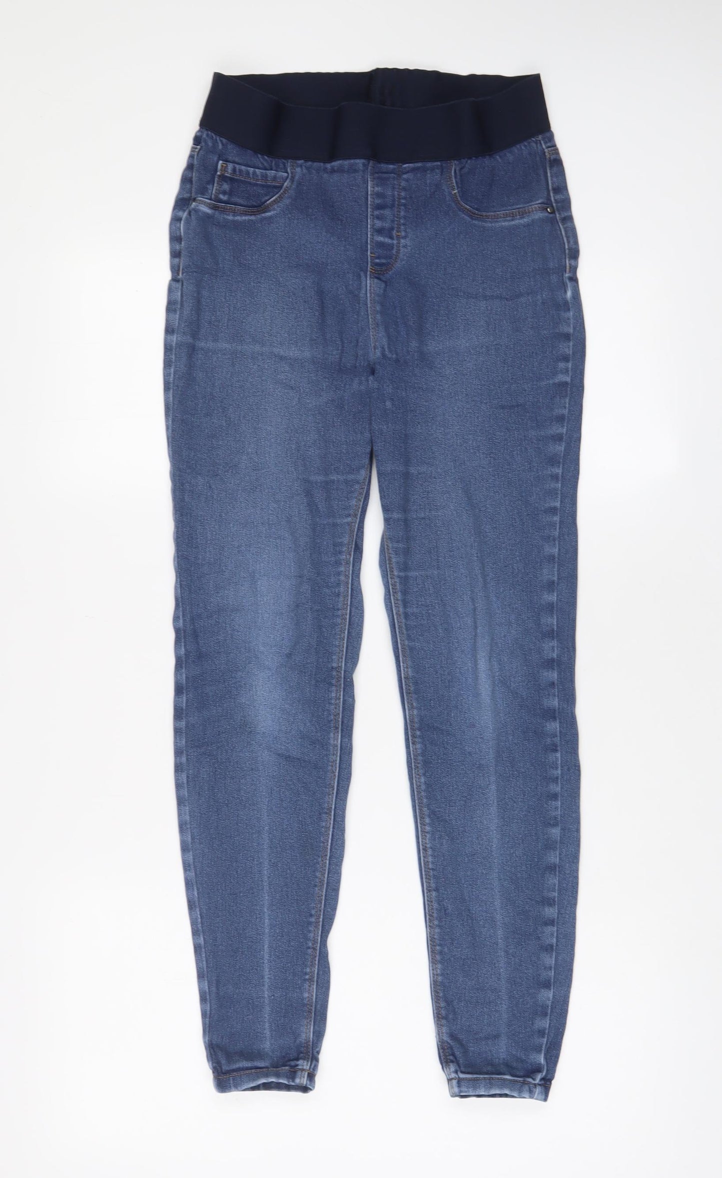 George Womens Blue Cotton Jegging Jeans Size 12 L27 in Regular