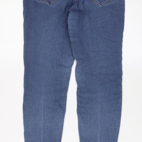 George Womens Blue Cotton Jegging Jeans Size 12 L27 in Regular