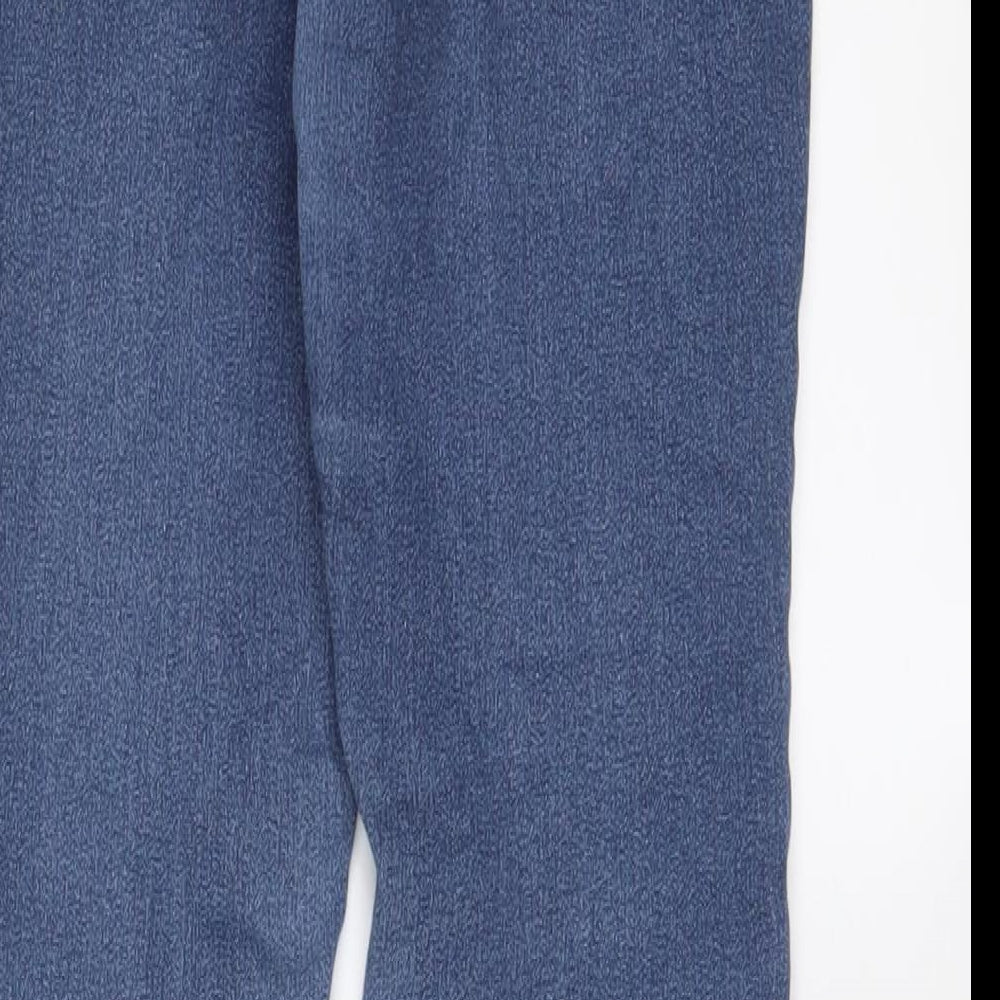 George Womens Blue Cotton Jegging Jeans Size 12 L27 in Regular