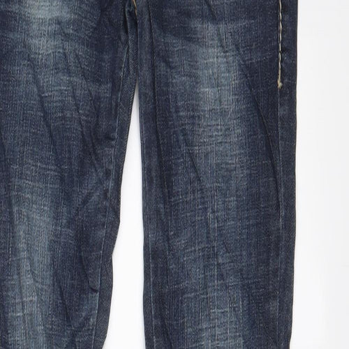 Blue Rags Womens Blue Cotton Skinny Jeans Size 26 in L31 in Regular Zip - Pockets