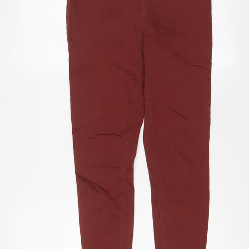 Marks and Spencer Womens Brown Cotton Jegging Jeans Size 10 L28 in Regular