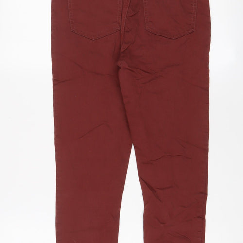 Marks and Spencer Womens Brown Cotton Jegging Jeans Size 10 L28 in Regular