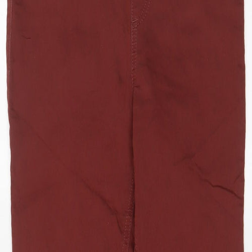Marks and Spencer Womens Brown Cotton Jegging Jeans Size 10 L28 in Regular