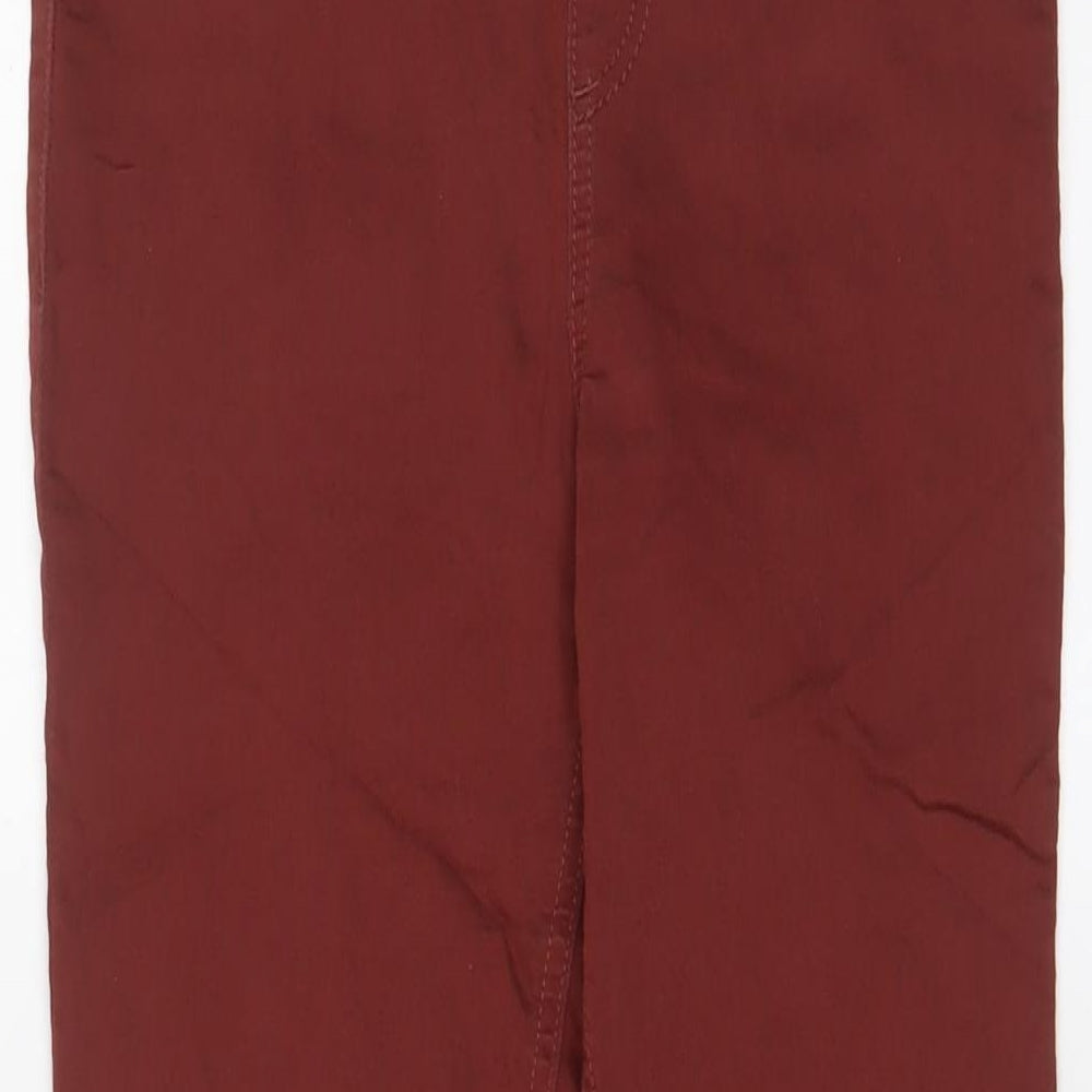Marks and Spencer Womens Brown Cotton Jegging Jeans Size 10 L28 in Regular