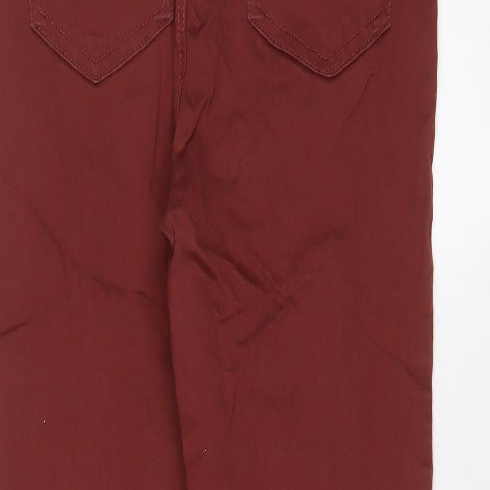 Marks and Spencer Womens Brown Cotton Jegging Jeans Size 10 L28 in Regular