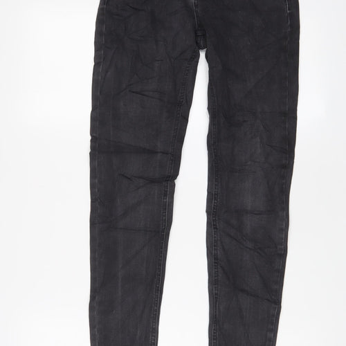 Richmond Womens Grey Cotton Skinny Jeans Size 24 in L30 in Regular Zip - Pockets