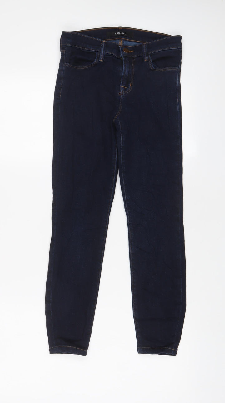 J.BRAND Womens Blue Cotton Skinny Jeans Size 25 in L24 in Regular Zip - Pockets