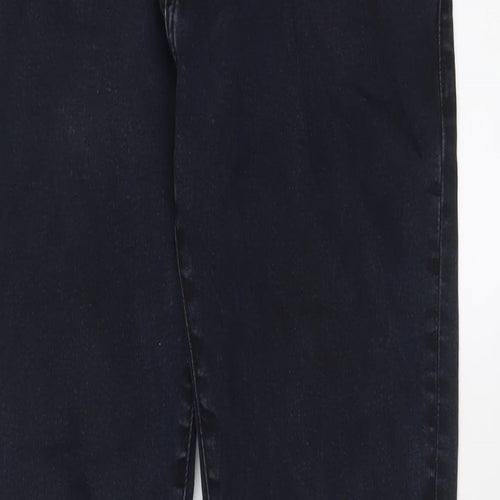 883 Police Mens Blue Cotton Straight Jeans Size 32 in L27 in Regular Zip - Short Leg, Pockets