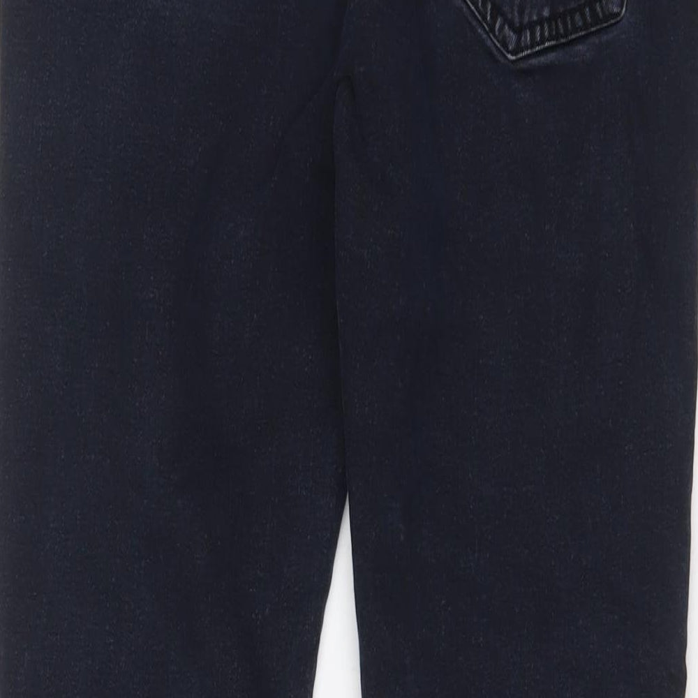883 Police Mens Blue Cotton Straight Jeans Size 32 in L27 in Regular Zip - Short Leg, Pockets