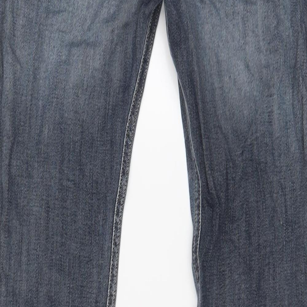 Diesel Mens Blue Cotton Bootcut Jeans Size 31 in L34 in Regular Button - Pockets