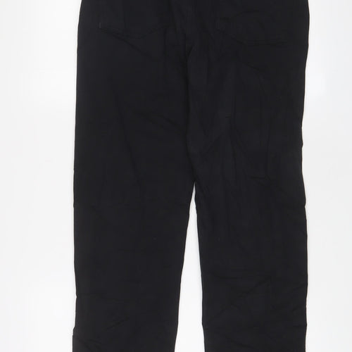 Paidnfull. Mens Black Cotton Straight Jeans Size M L30 in Regular Zip