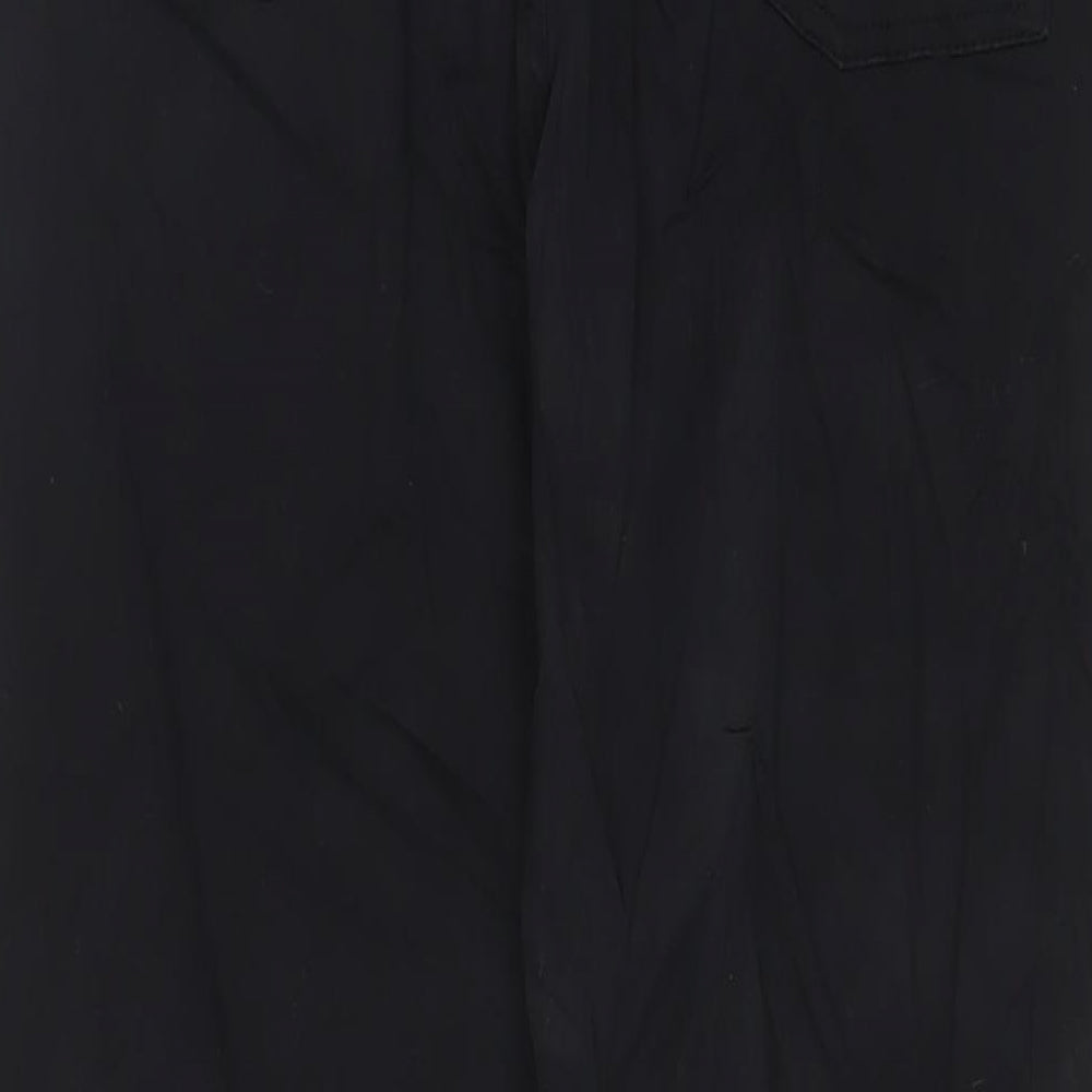 Paidnfull. Mens Black Cotton Straight Jeans Size M L30 in Regular Zip