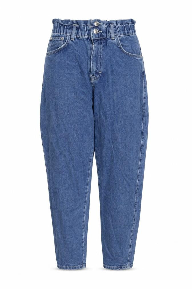 Pull&Bear Womens Blue Cotton Straight Jeans Size 8 L30 in Regular Zip
