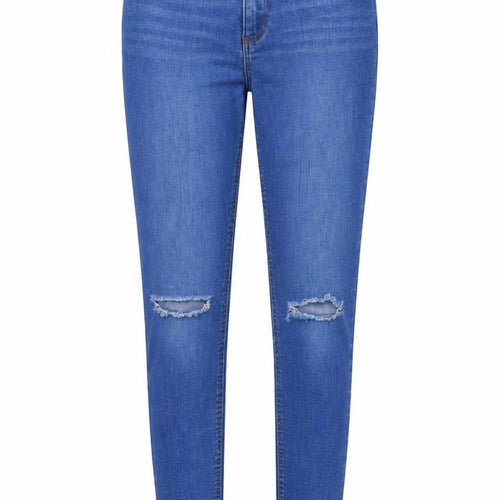 Dorothy Perkins Womens Blue Cotton Skinny Jeans Size 8 L26 in Regular Zip