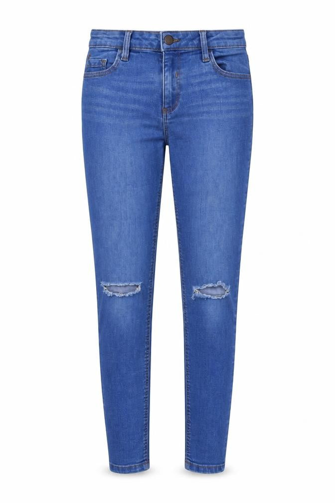Dorothy Perkins Womens Blue Cotton Skinny Jeans Size 8 L26 in Regular Zip