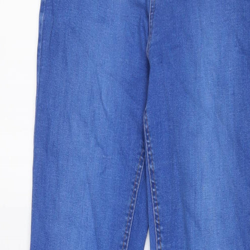 Dorothy Perkins Womens Blue Cotton Skinny Jeans Size 8 L26 in Regular Zip
