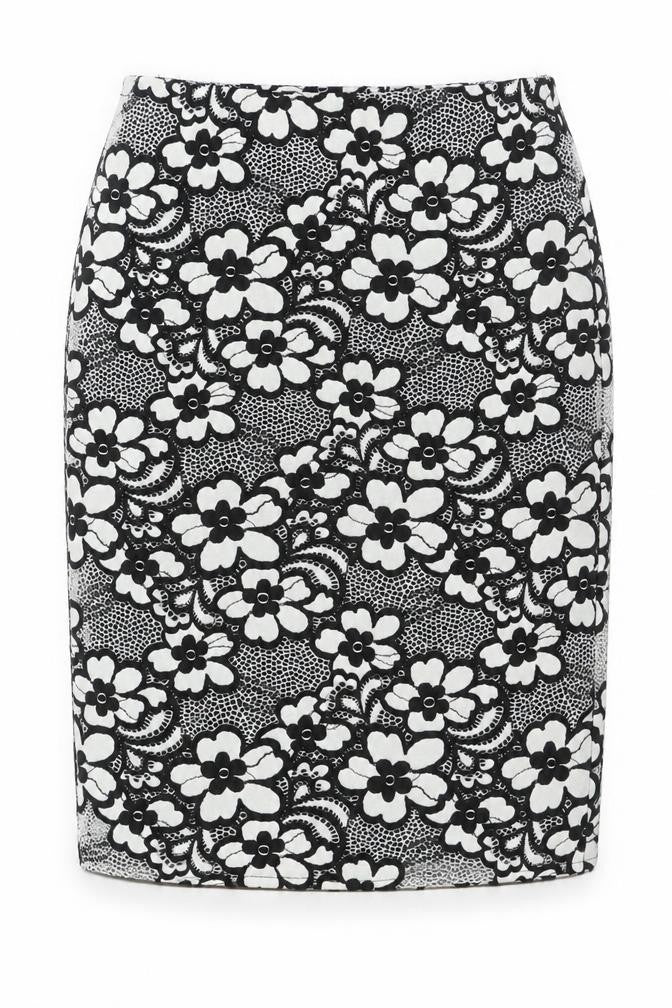 David Emanuel Womens Multicoloured Floral Nylon A-Line Skirt Size 10