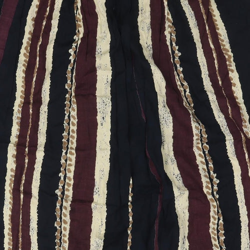 Yessica Womens Multicoloured Striped Viscose Wrap Skirt Size 18