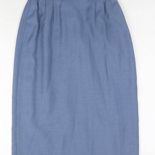 Arlia Womens Black Polyester Straight & Pencil Skirt Size 10 Zip