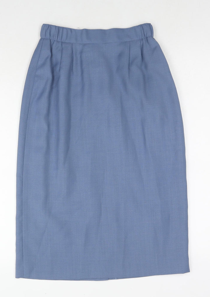 Arlia Womens Black Polyester Straight & Pencil Skirt Size 10 Zip