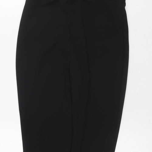 In the Style Womens Black Polyester Jumpsuit One-Piece Size 6 L24 in Pullover - Cut Out Detail