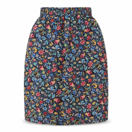 Maren Womens Multicoloured Floral Viscose Swing Skirt Size M