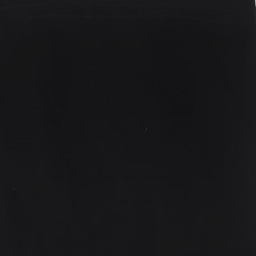 Marks and Spencer Womens Black Polyester A-Line Skirt Size 18 Zip