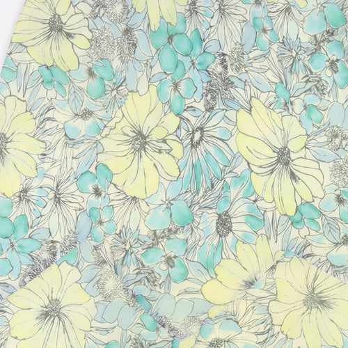 Autograph Womens Multicoloured Floral Polyester Swing Skirt Size 12