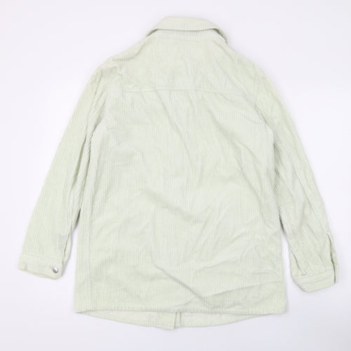 Divided by H&M Womens Green Jacket Size XS Button