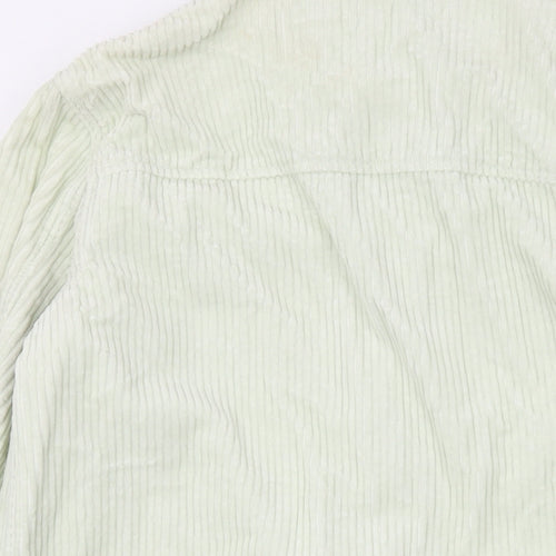 Divided by H&M Womens Green Jacket Size XS Button