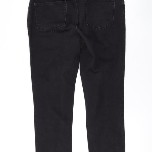George Womens Black Cotton Jegging Jeans Size 12 L28 in Regular