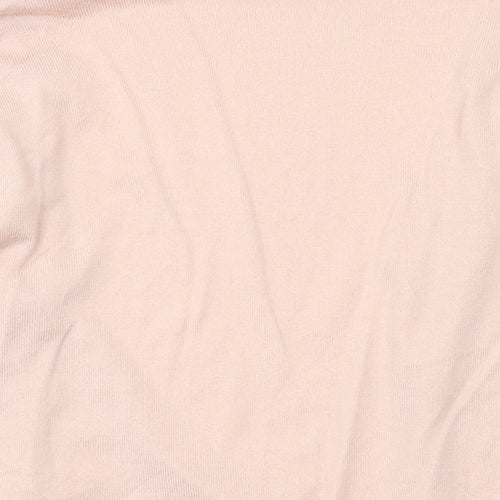 Dorothy Perkins Womens Pink V-Neck Acrylic Cardigan Jumper Size 8