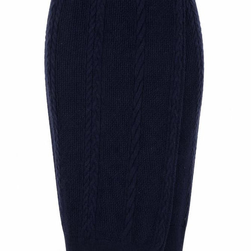 Marks and Spencer Womens Blue Acrylic Straight & Pencil Skirt Size M