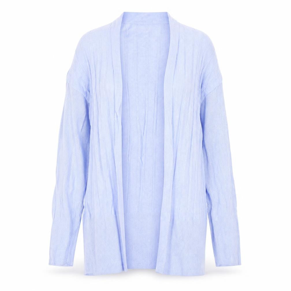 Marks and Spencer Womens Blue V-Neck Viscose Cape Jumper Size M