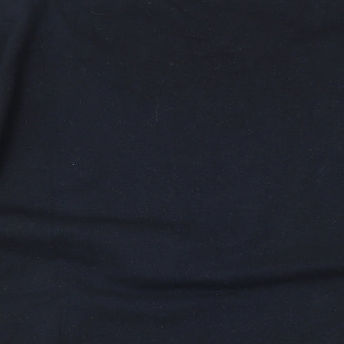 Sherlock Mens Black Cotton T-Shirt Size L Round Neck