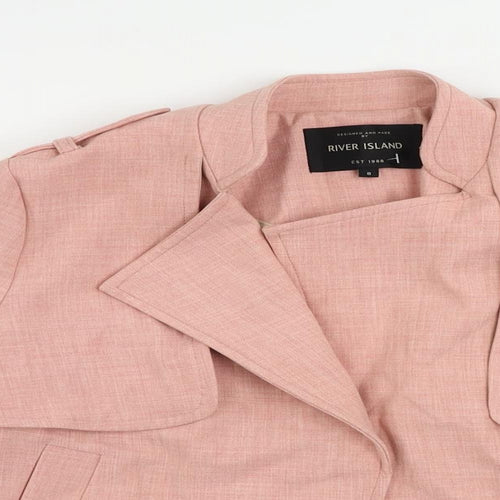 River Island Womens Pink Jacket Size 8 - Open