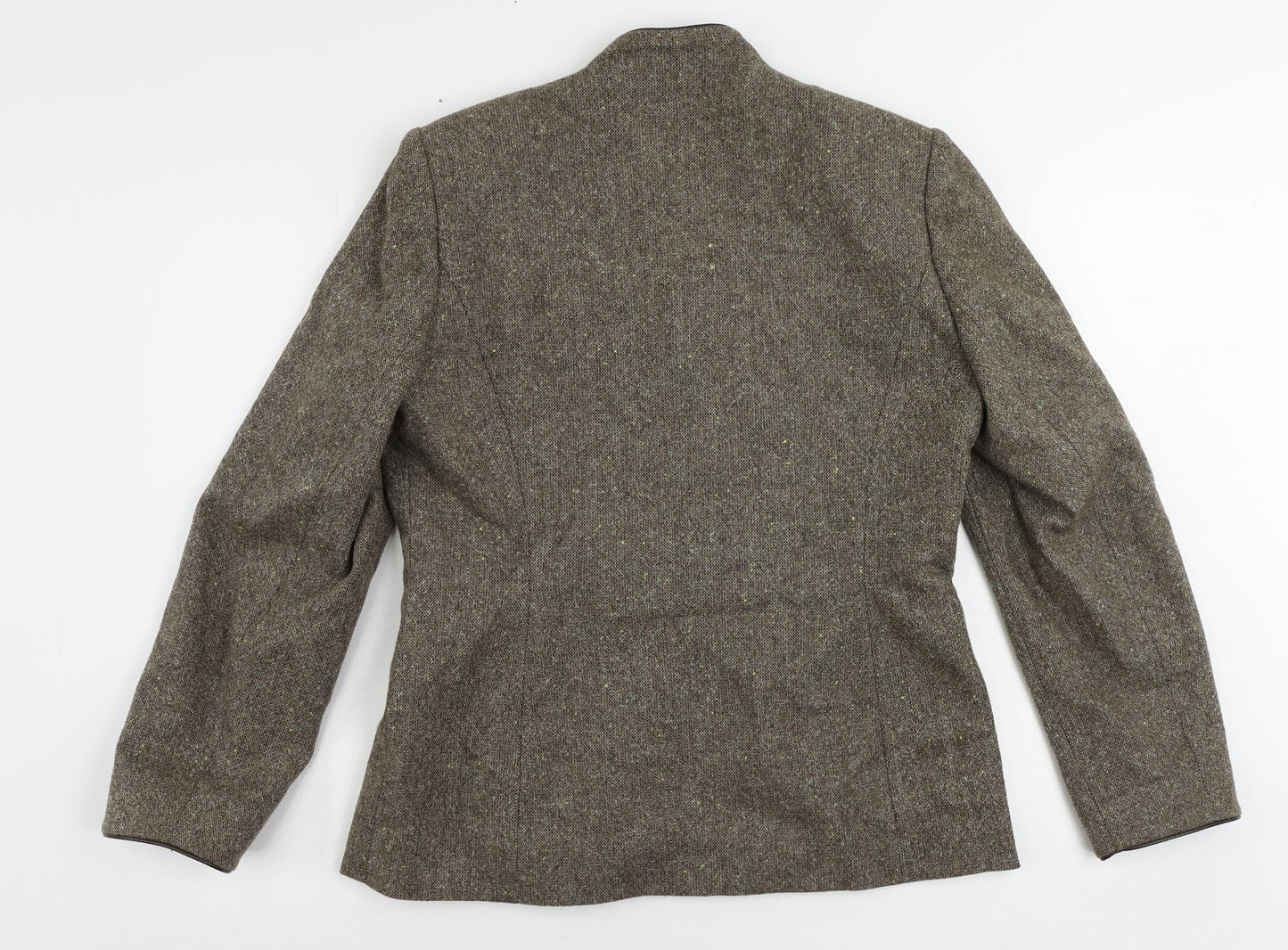 Country Casuals Womens Brown Jacket Size 12 Zip - Vintage