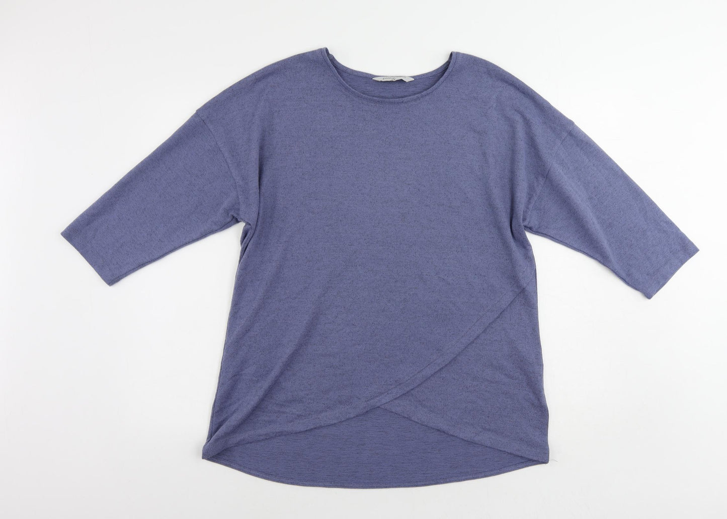 Penny Plain Womens Blue Round Neck Polyester Pullover Jumper Size 14 - Size 14-16