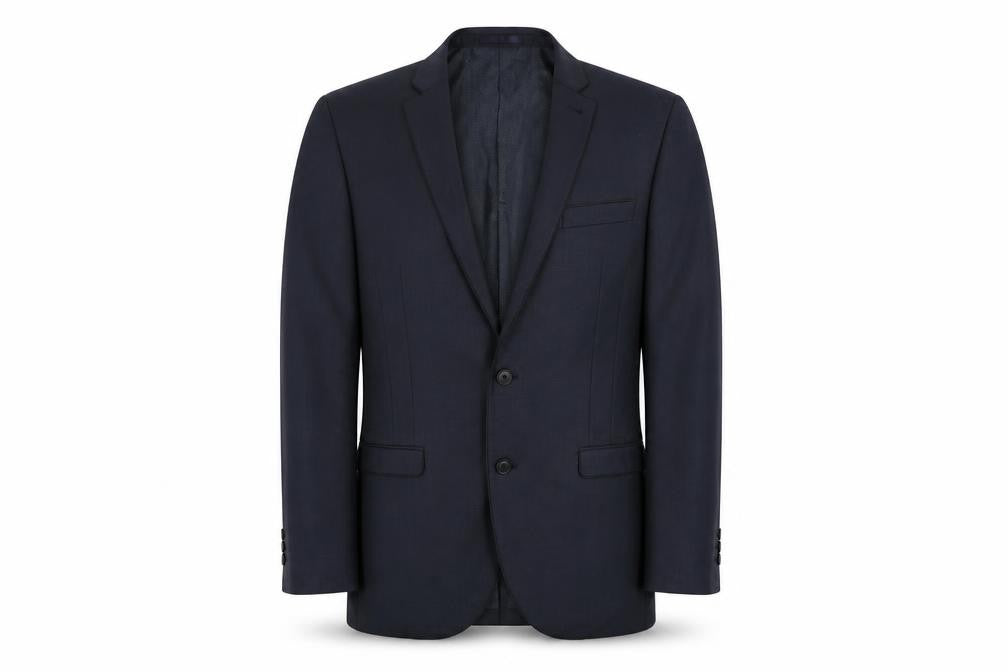Next Mens Blue Polyester Jacket Suit Jacket Size 40 Regular