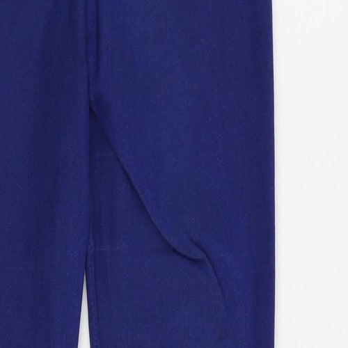 Denim & Co. Womens Blue Cotton Jegging Jeans Size 8 L29 in Regular - Elastic Waist