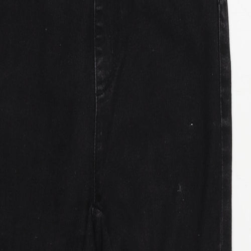 Denim & Co. Womens Black Cotton Jegging Jeans Size 6 L24 in Regular - Elastic Waist