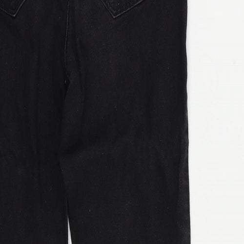 Denim & Co. Womens Black Cotton Jegging Jeans Size 6 L24 in Regular - Elastic Waist
